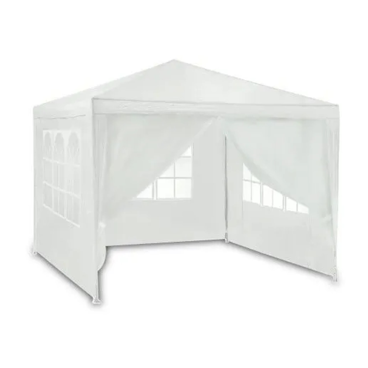 Plonos Weißer Gartenpavillon 3X3M 4936