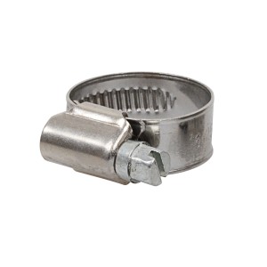 Kirchhoff Schlauchklemme, 16-25mm, Edelstahl, 2er-Set. Klemme für Gartenschläuche und Wasserschläuche.