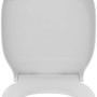 Weißer Ideal Standard WC-Sitz Connect Air mit Absenkautomatik (Softclosing) im Wrapover-Design.