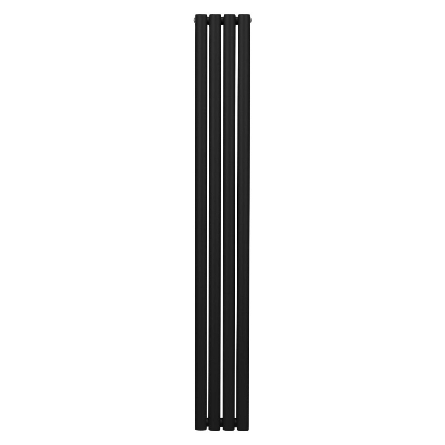 Monstershop Oval Röhrenheizkörper 1800mm x 240mm Schwarz günstig online kaufen