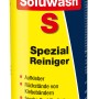 Soluwash S Spezial Reiniger (250ml) zur Entfernung von Kleberesten, Farbflecken und öligen Verschmutzungen.