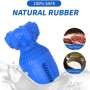 Blaues Petsation Kauspielzeug Rocket für Hunde, robust und interaktiv.