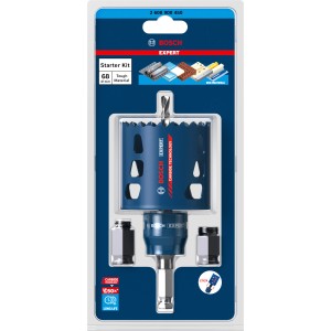 Bosch Expert Lochsägen-Set Tough Material, Ø 68mm, Starter Kit. Lochsäge, Adapter und Zubehör im Set.
