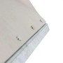 Detailaufnahme: Galaflor Aluschaufel Größe 7 mit Stahlkante, 2 mm Materialstärke.