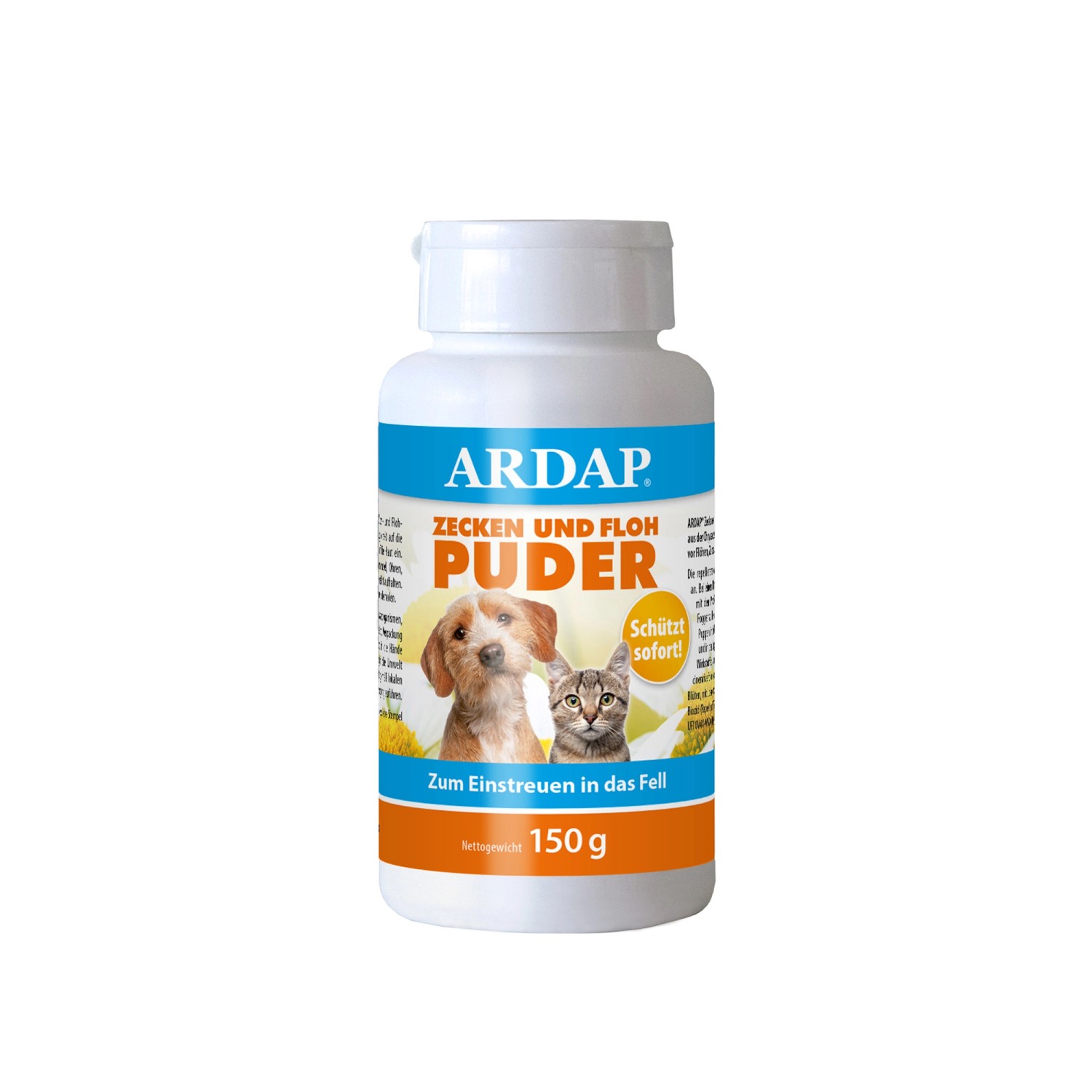 Ardap Zecken- und Flohpuder 150 g