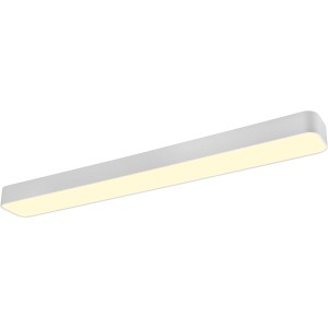 Weiße, dimmbare LED-Deckenleuchte Asterion, 45W, für Wohn- und Schlafzimmer.