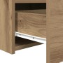 vidaXL Nachtschrank 2 Stk Eiche Handwerklich 50 x 40 x 45 cm 862183_11