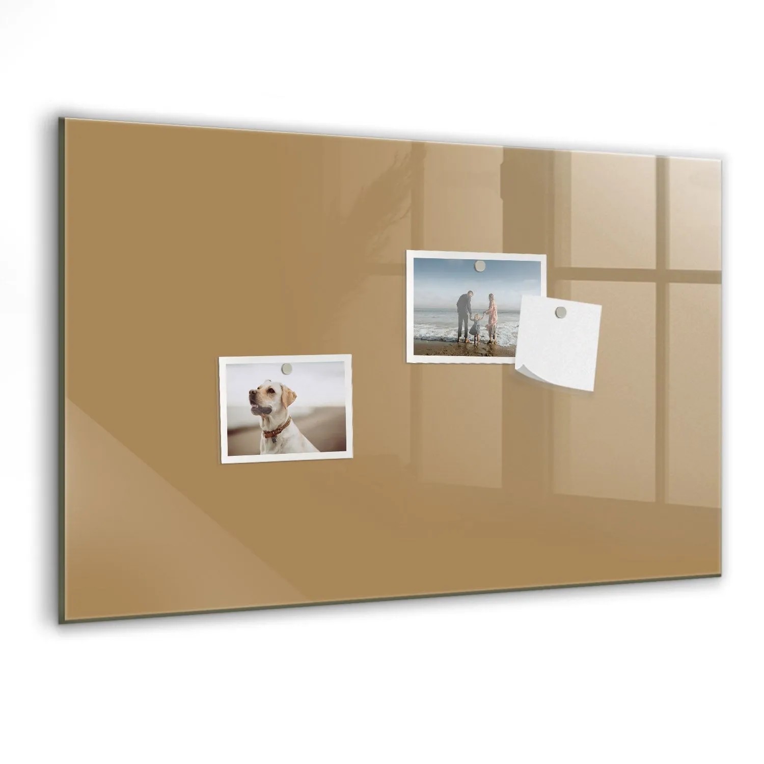 Tulup Magnettafel Aus Glas Dunkelbeige Farbe 60x40 cm Whiteboard Magnetisch günstig online kaufen