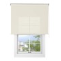 Deco-Raum Tageslicht-Rollo Basic GL beige 50x150cm am Fenster, lichtdurchlässig.