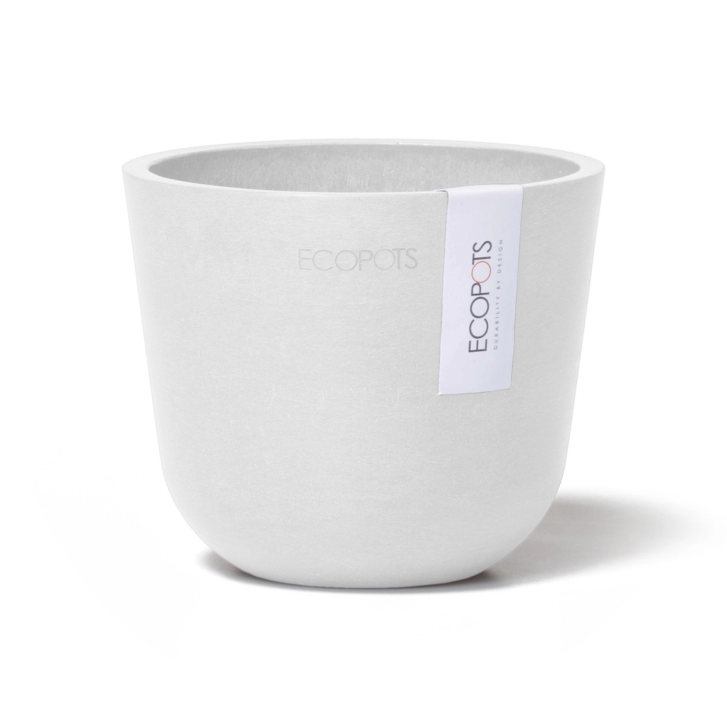 Ecopots Pflanztopf Oslo Mini Weiß 11,5 cm x 10 cm günstig online kaufen