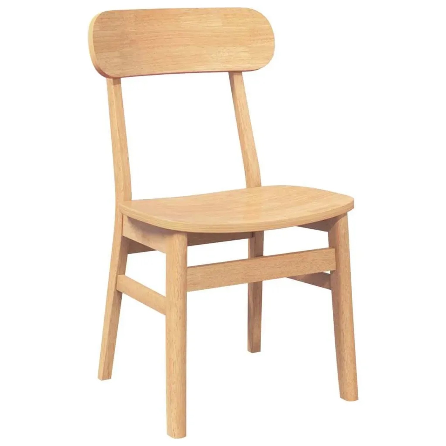 vidaXL Esszimmerstühle 2 Stk Massivholz Gummibaum 4102438_4