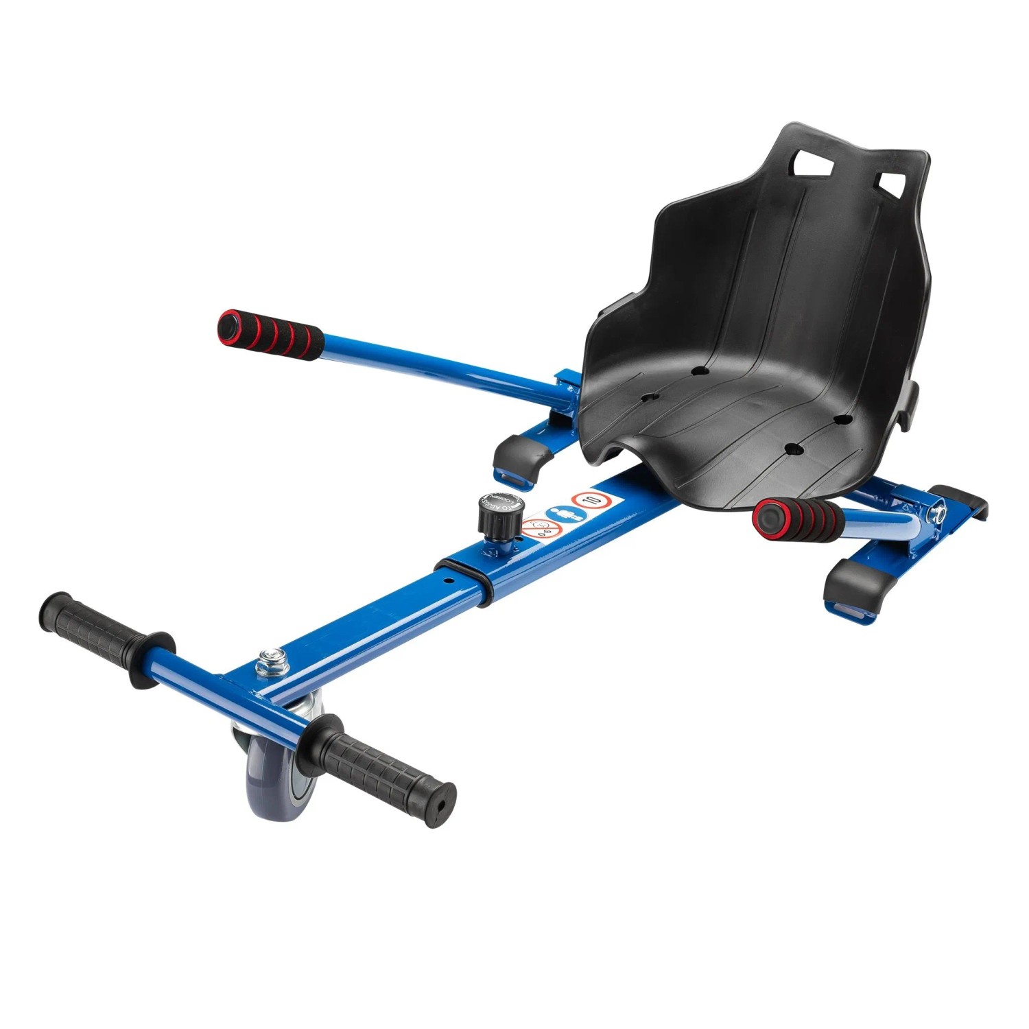 Wiltec Sitzscooter Blau Verstellbarer Kartsitz 120Kg Kompatibel Mit Hoverboard