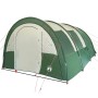 Grünes Tunnelzelt für 4 Personen von vidaXL, wasserdicht und ideal für Camping.