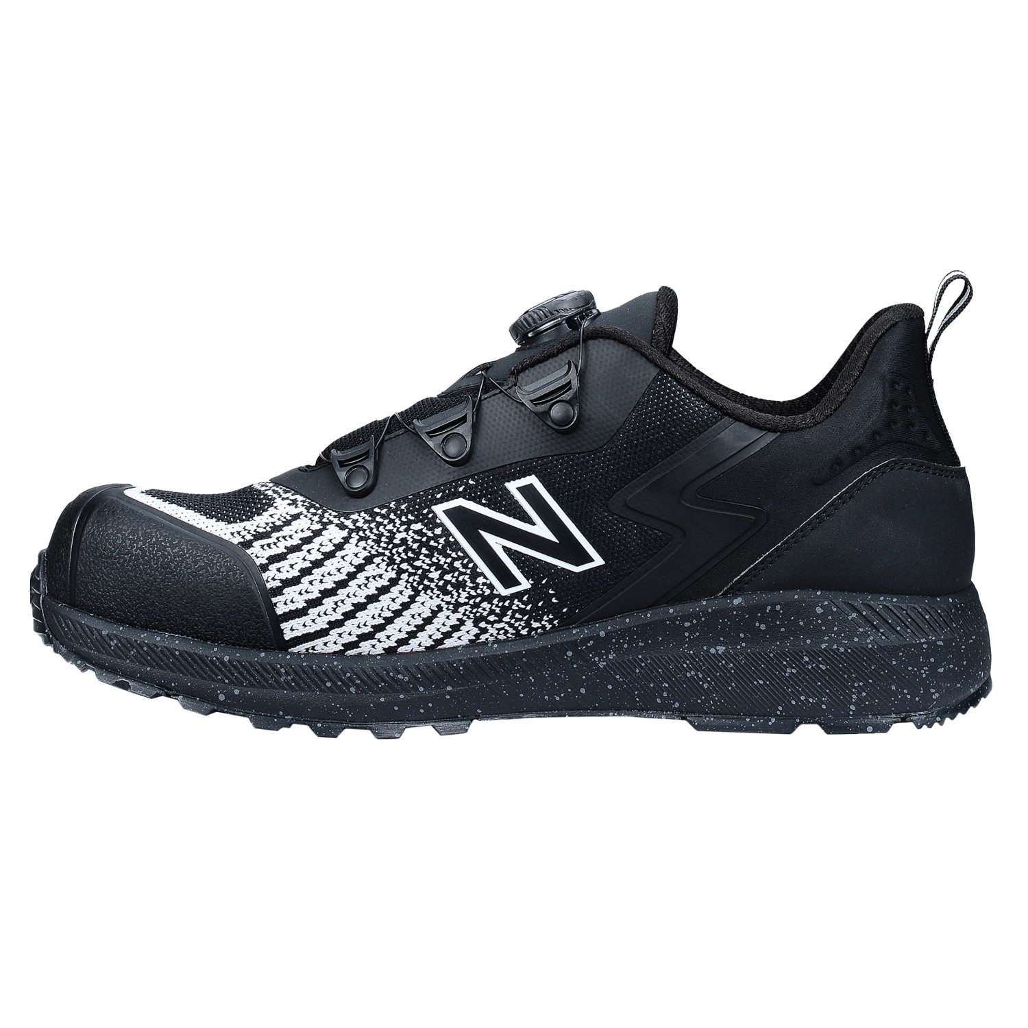 New Balance Speedware BOA Sicherheitsschuh, schwarz-weiß, Größe 40, mit BOA Fit System.