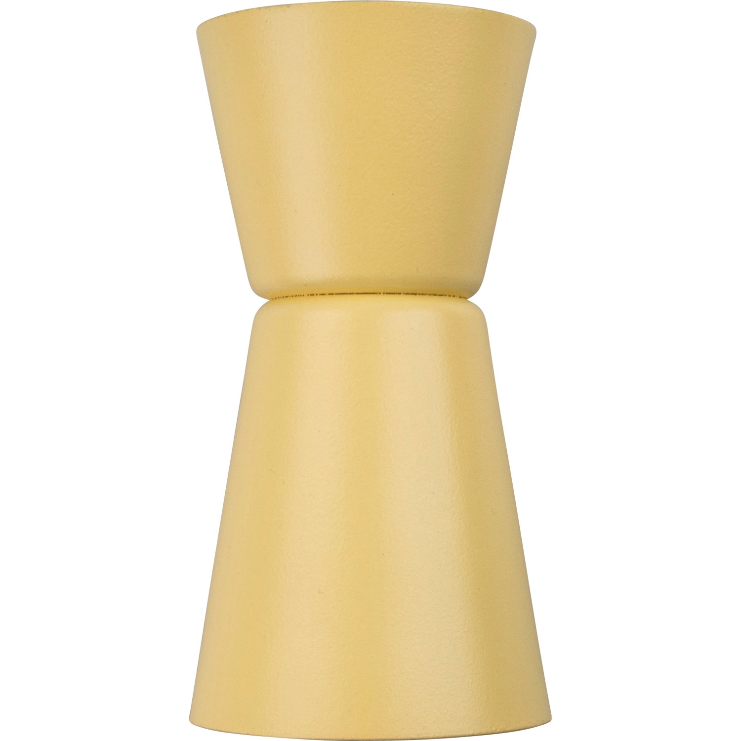 Gelbes Fackelmann Cocktailmaß mit Skala für Sommerpartys.