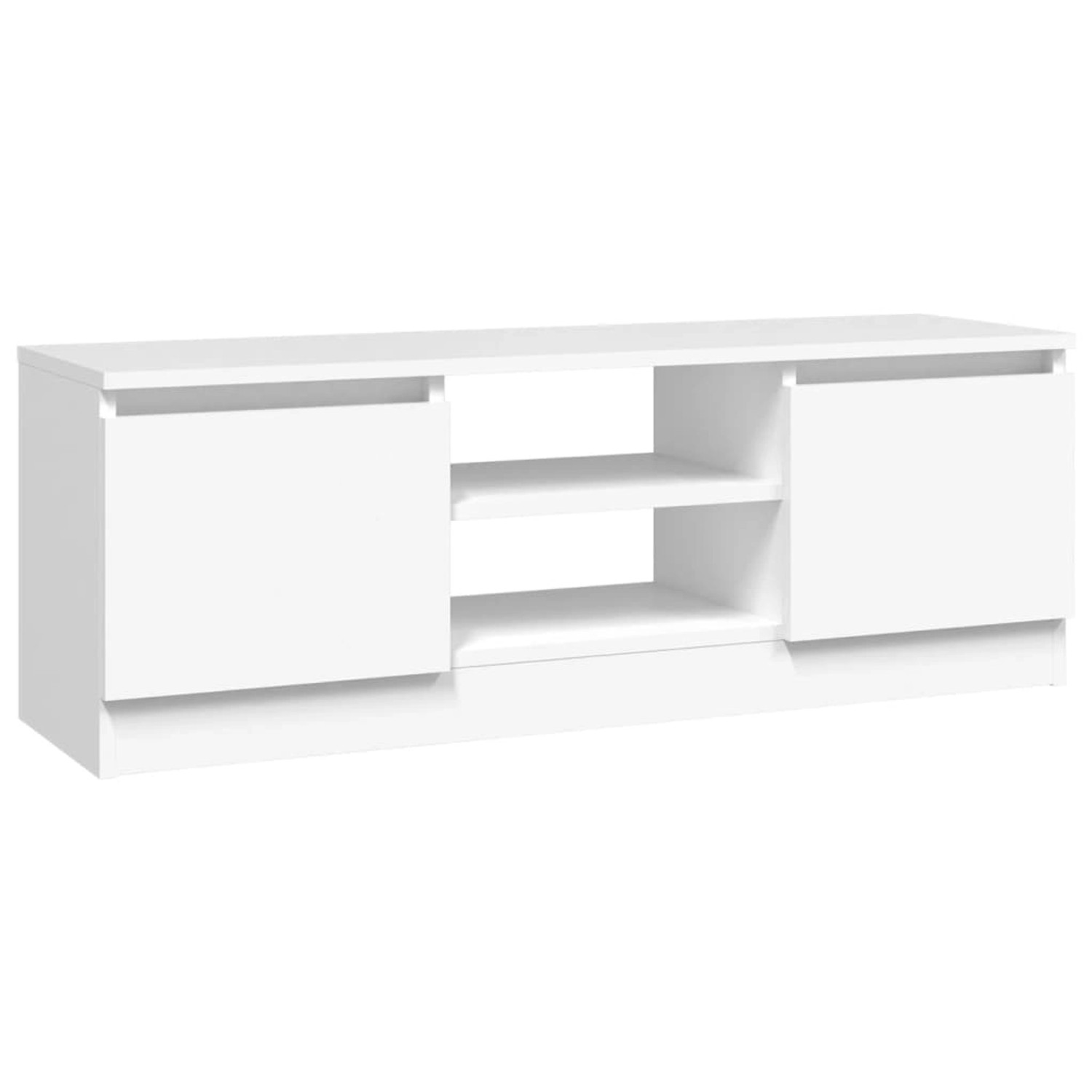 vidaXL TV-Schrank mit Tür Weiß 102x30x36 cm 823350