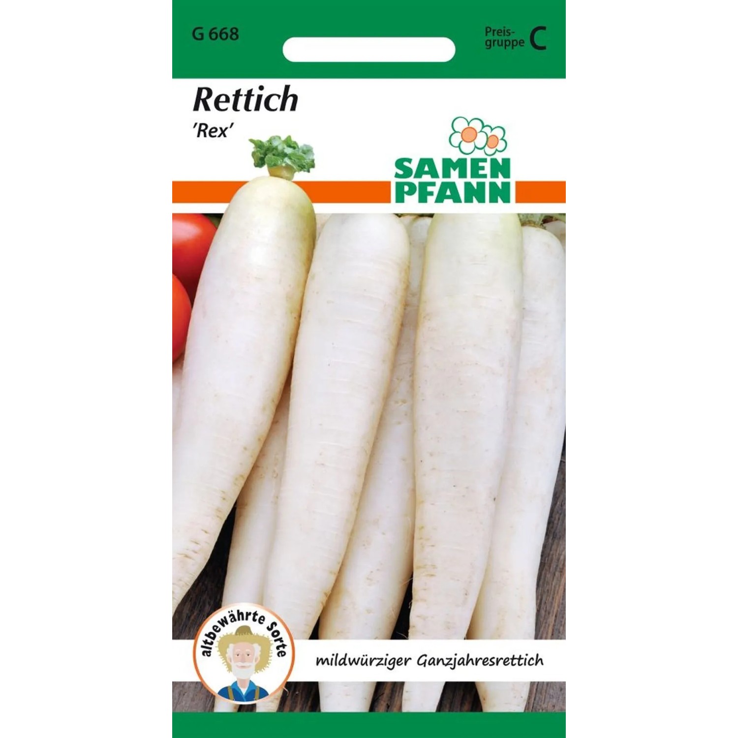 SAMEN PFANN Rettich Rex Kleinpackung