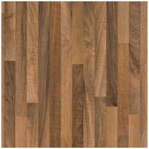 Endkappen Plus Nussbaum (NU 742) für Arbeitsplatten, Detailaufnahme der Holzstruktur.