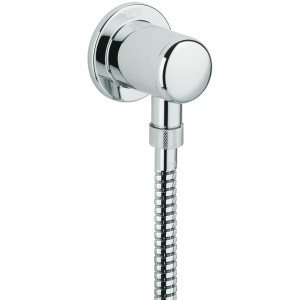 Grohe Relexa Wandanschlussbogen DN 15 aus Chrom für Duschzubehör.