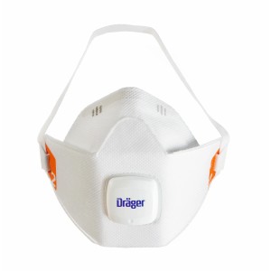 Dräger X-plore 1920 V FFP2 Staubmaske mit Ventil, Gr. S, 10 Stück, weiß.