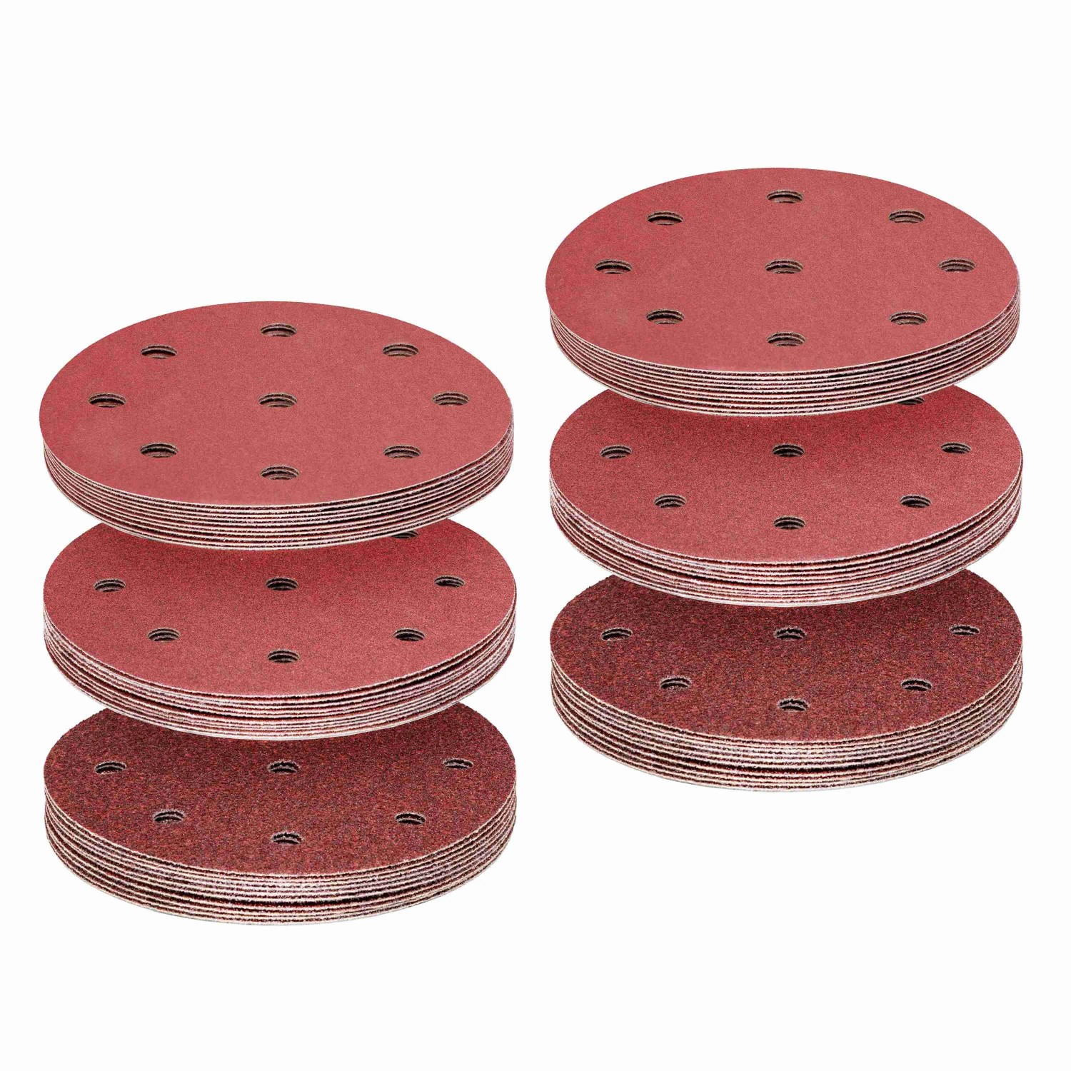 Klingspor Klett-Schleifscheiben Set PL28CK 125 mm GLS27 Lochung 60 Stück Korn 40-240