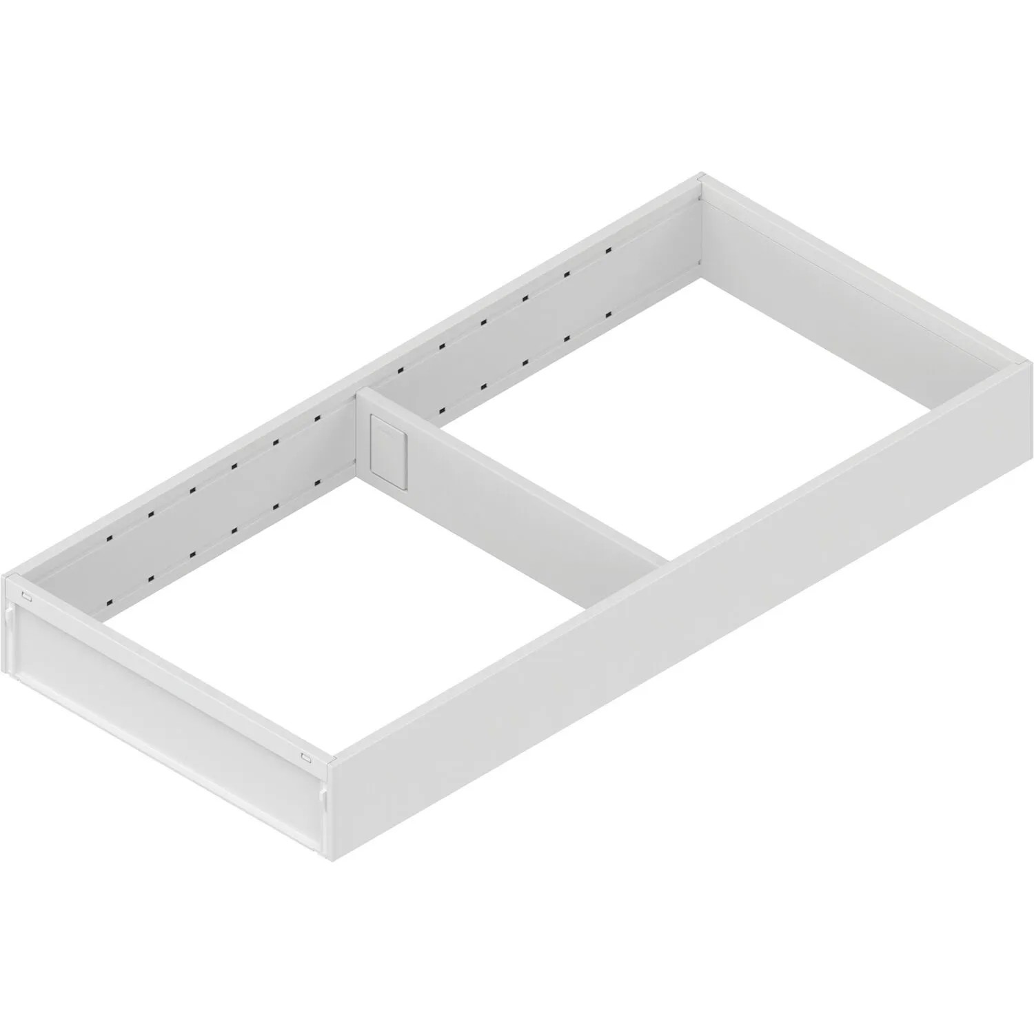 Blum Schubkastenrahmen Ambia-Line Breite 422x200x50 mm Schubladeneinsatz Stahl Seidenweiß Matt