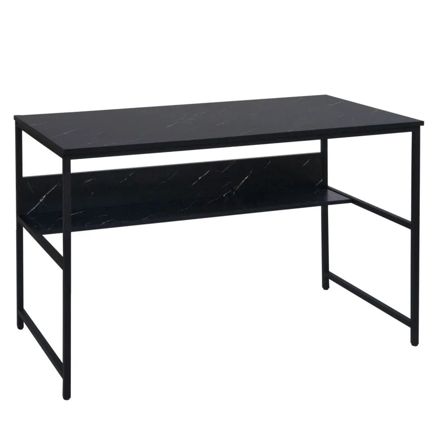 MCW Schreibtisch K80 Marmor-Optik Schwarz