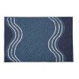 Kleine Wolke Badteppich Move, 50x60 cm, Iceblue mit Wellenmuster.