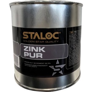 Silberne Staloc Zinkausbesserung Hell Dose 500 ml. Kaltverzinkung für Eisen und Stahl, aktiver Korrosionsschutz.
