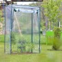 Relaxdays Tomatengewächshaus Stahl PVC Transparent Bodenlos 150 cm x 100 cm x 50 cm 2 kg_2