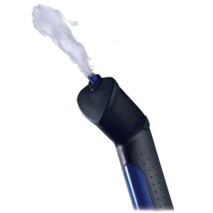 Dräger Flow-check Strömungsprüfer, schwarz-blau, emittiert Rauch zur Luftstrommessung. Prüfwerkzeug.