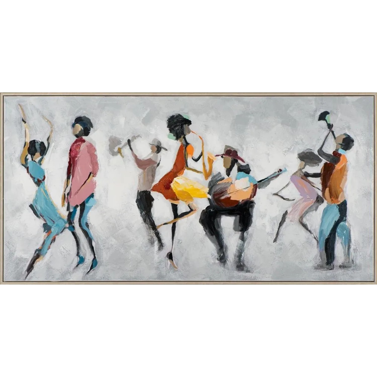 Art Universe Leinwandbild Flotter Tanz 72 x 142 cm