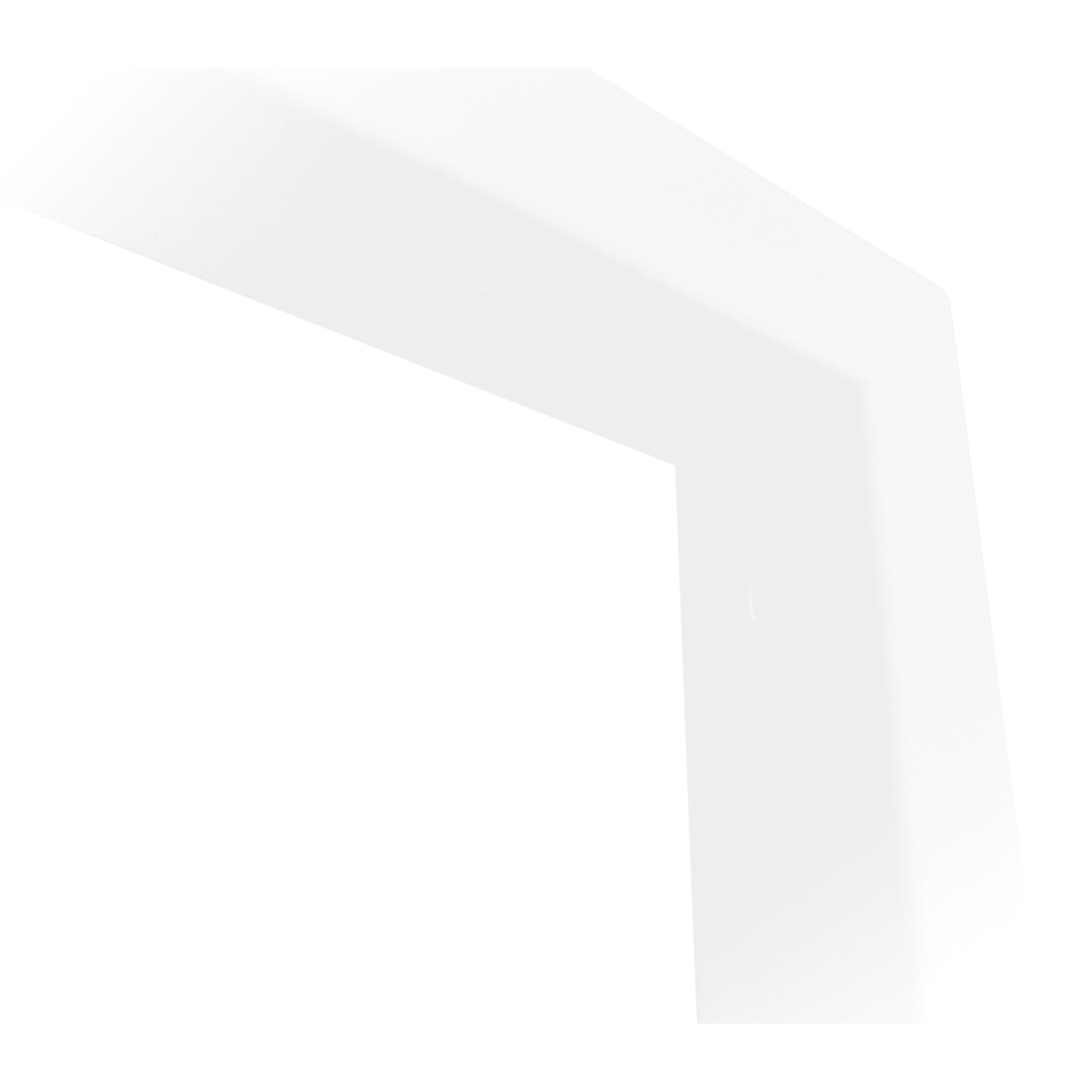 HEVVA Waschtischhalterung RHEIN 20 cm Hoch 45 cm Tief 1 Halter Weiß_9