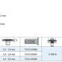 Technische Zeichnung Goebel Blindnietmuttern M10, Stahl verzinkt, Abmessungen und Anzugsmomente.