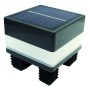 T & J LED-Solarpfostenkappe Gotland 68x68 mm für Sichtschutzzäune.