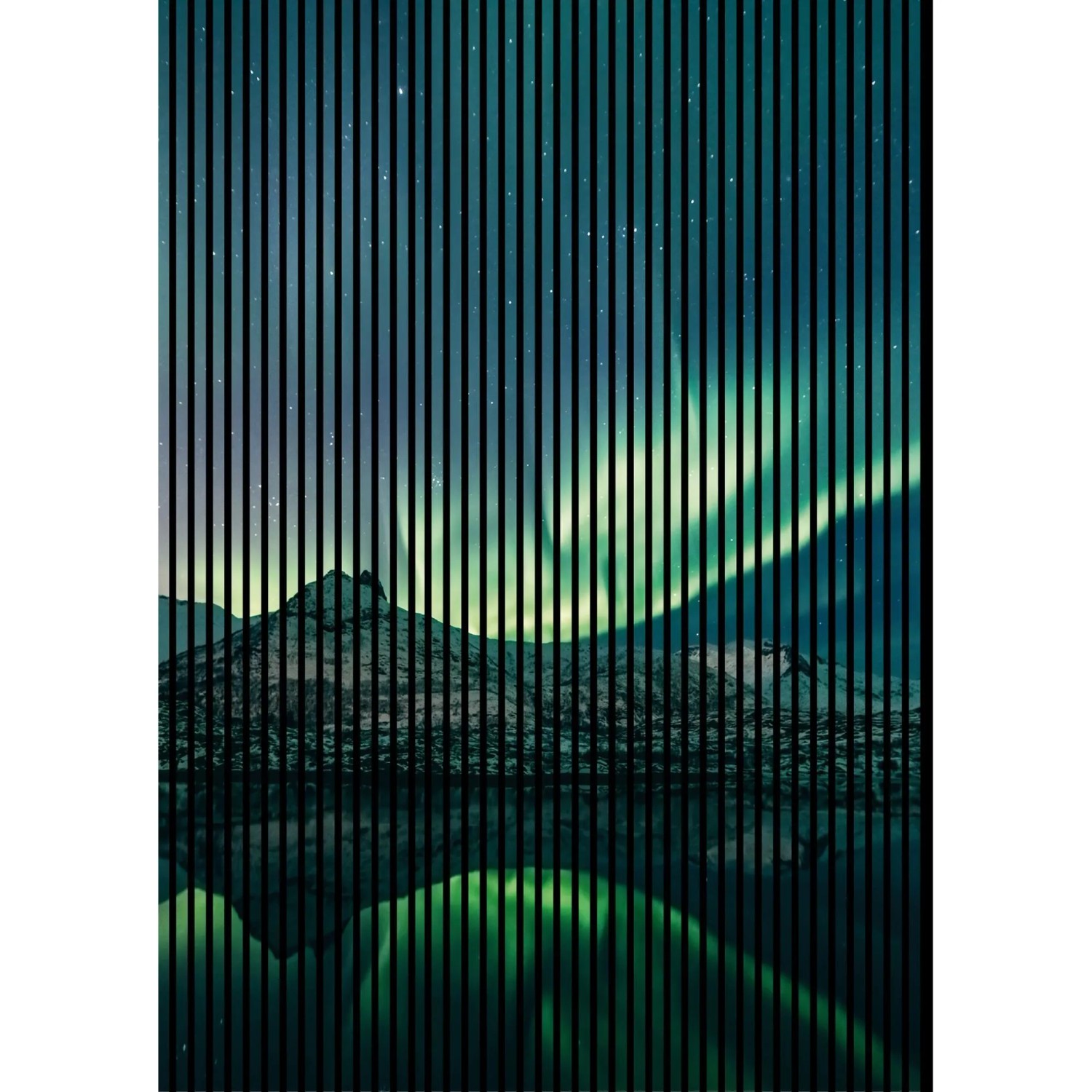 FN Acustico Akustikplatte Nordlichter 1 PET u. MDF Foliert 1.693 x 19 x 2.400 mm