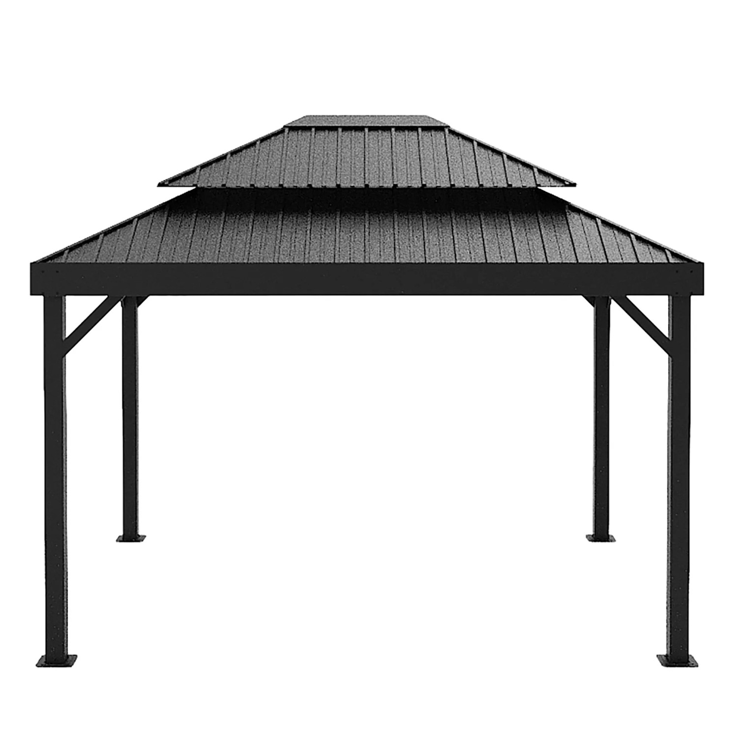 Sojag Pavillon London Schwarz 424,3 cm x 299,3 cm x 310 cm