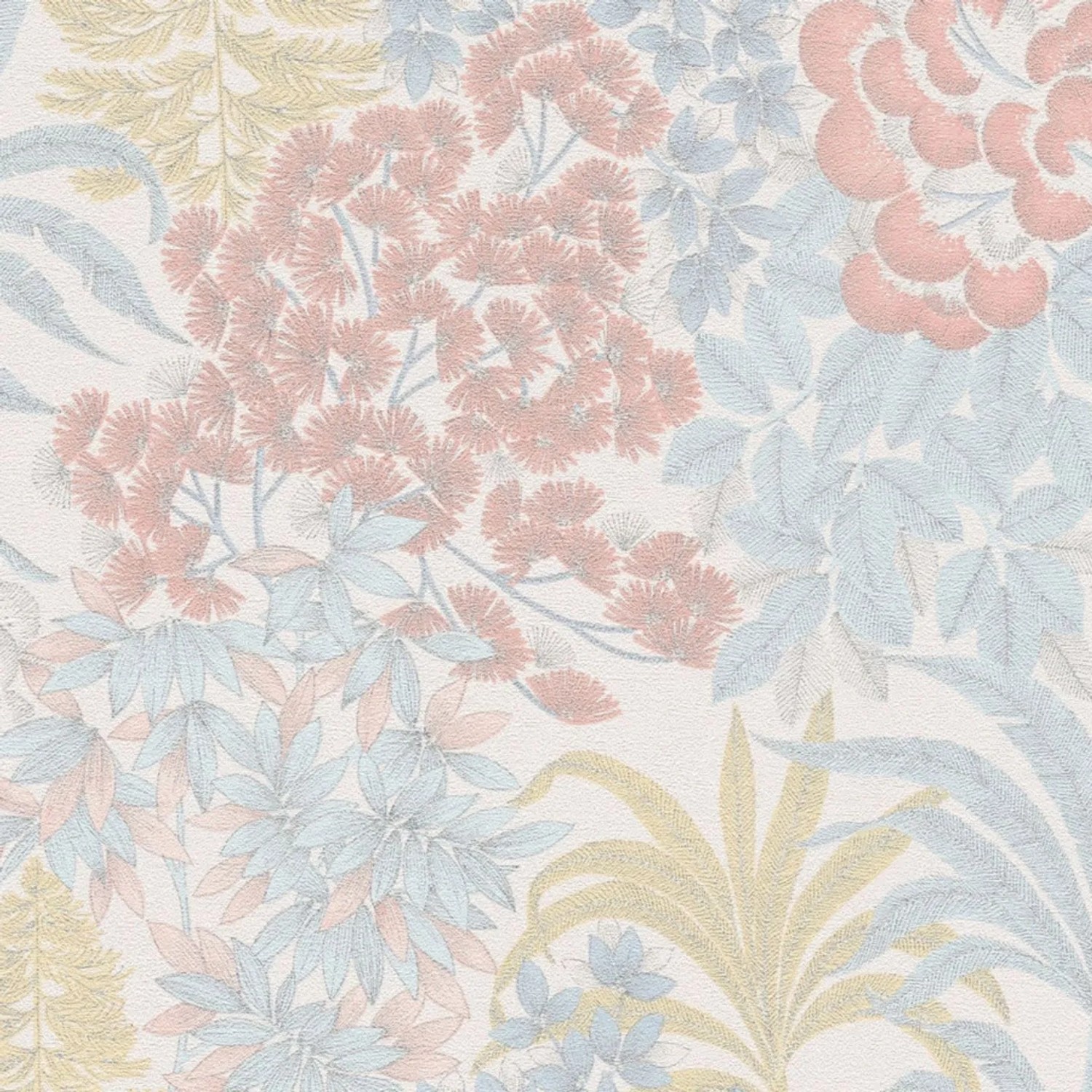 Tadessi Tapete Floral M1-No.4368 Vliestapete in Weiß