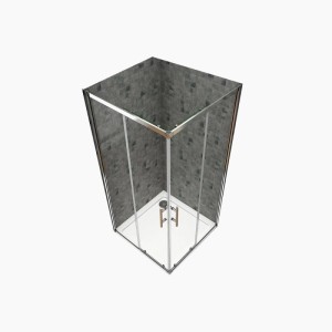Duschparadies Duschkabinen Eckeinstieg Schiebetür 120 x 110 x 185cm Duschtür 6mm Sicherheitsglas Dusche ECK Duschabtrennung