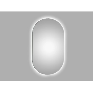 DSK LED-Lichtspiegel Silver Pico, 50x90 cm, mit indirekter Beleuchtung.