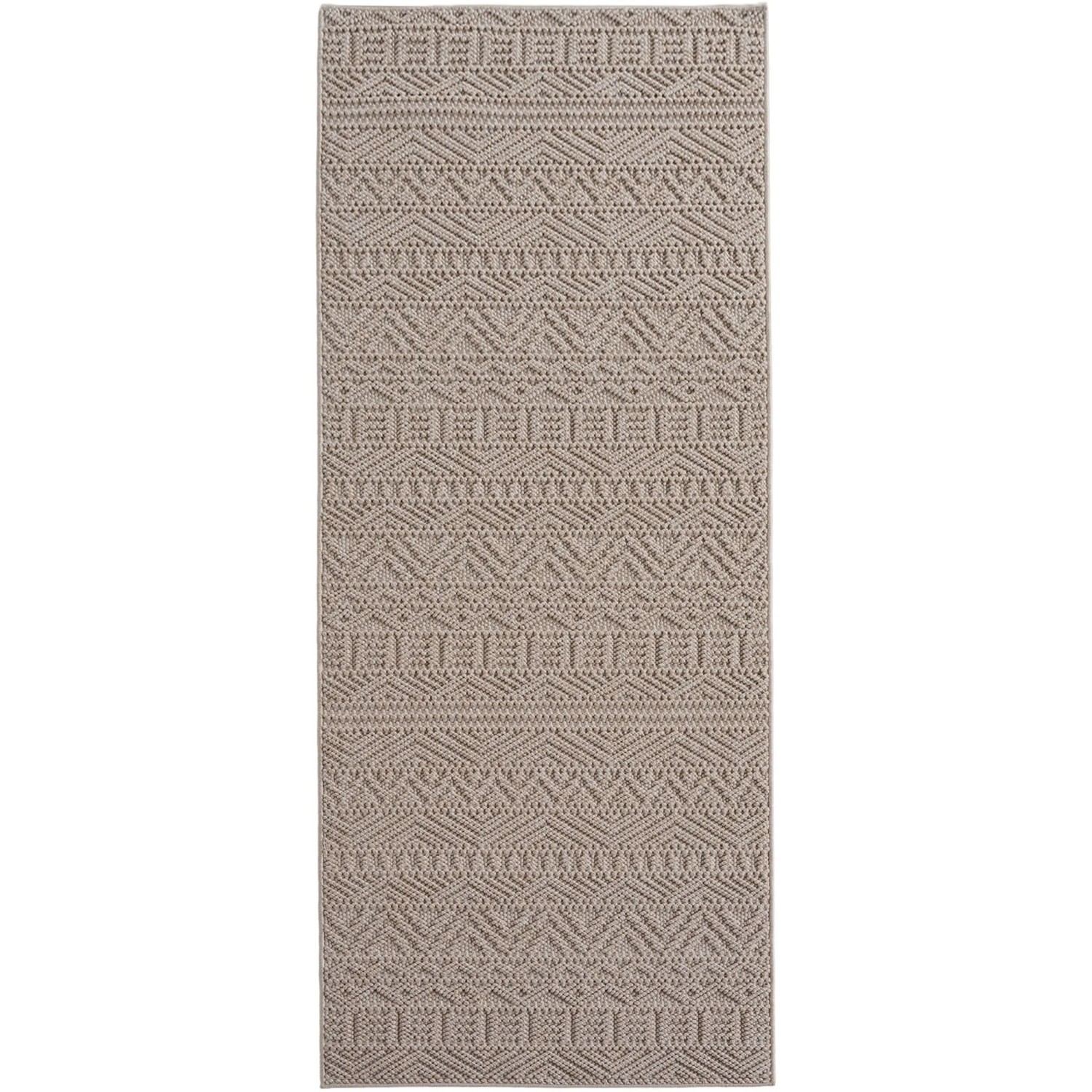 Ayyildiz Flachgewebeteppich Helix 2202 Beige 80 cm x 250 cm