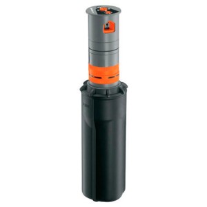 Gardena Turbinen-Versenkregner T 380 für Rasen bis 380 m², Teil des Sprinkler-Systems.