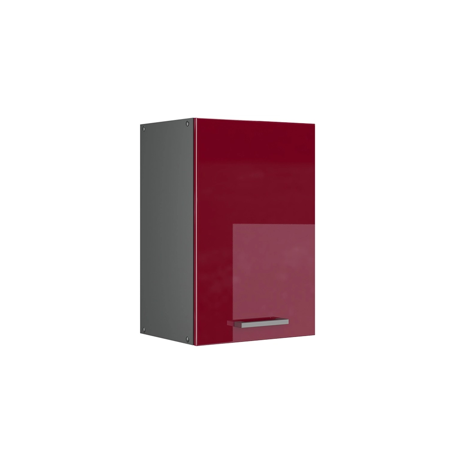 Vicco Hängeschrank R-Line Hängender Küchenschrank Bordeaux Hochglanz/Anthrazit 40 cm