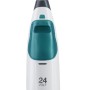Leifheit Akku-Saugwischer Regulus Aqua PowerVac, kabelloses Reinigungsgerät in Weiß/Türkis.