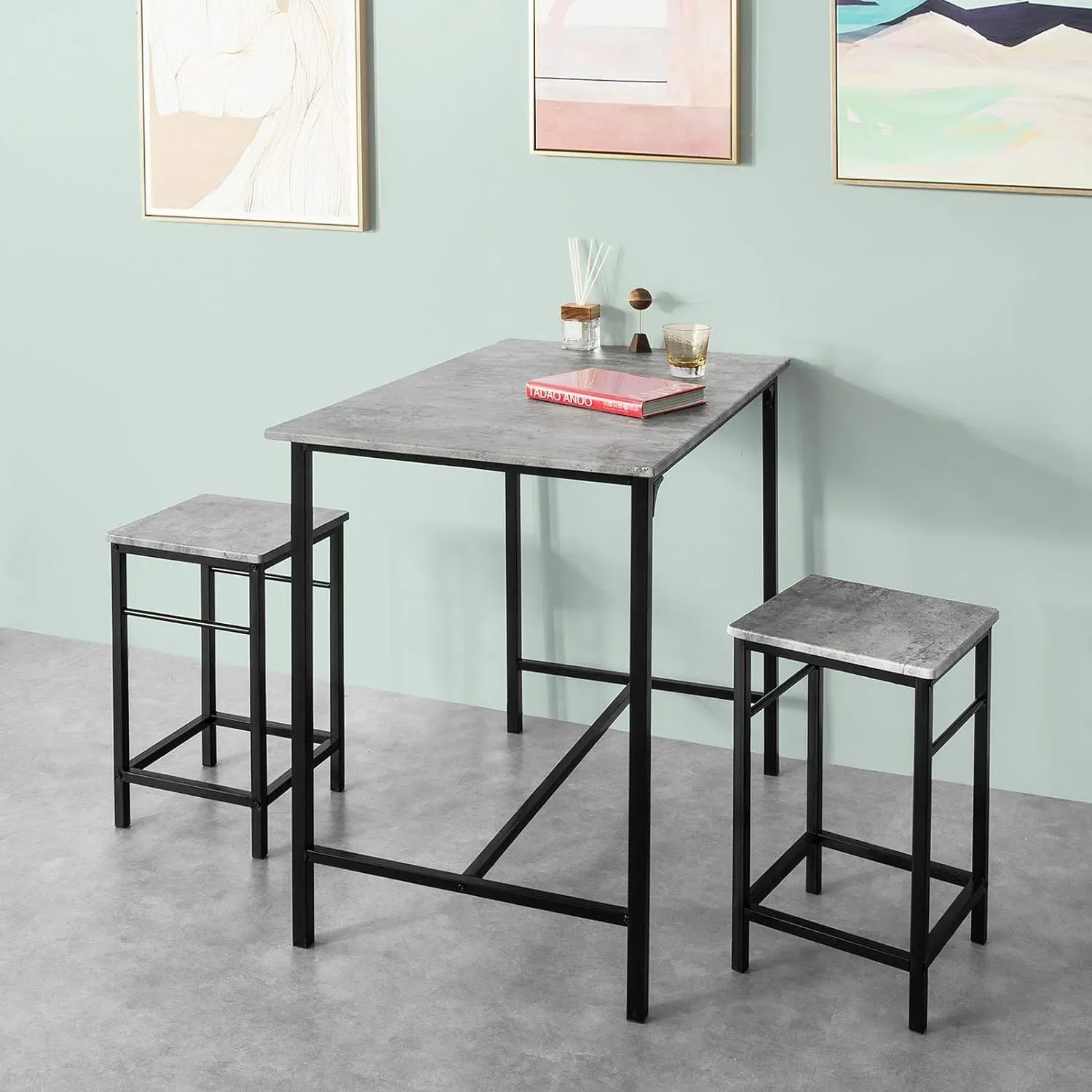 bartisch set mit 4 stühlen