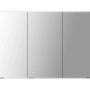 Jokey Spiegelschrank Batu 100 cm, weiß hochglänzend, mit LED-Beleuchtung.
