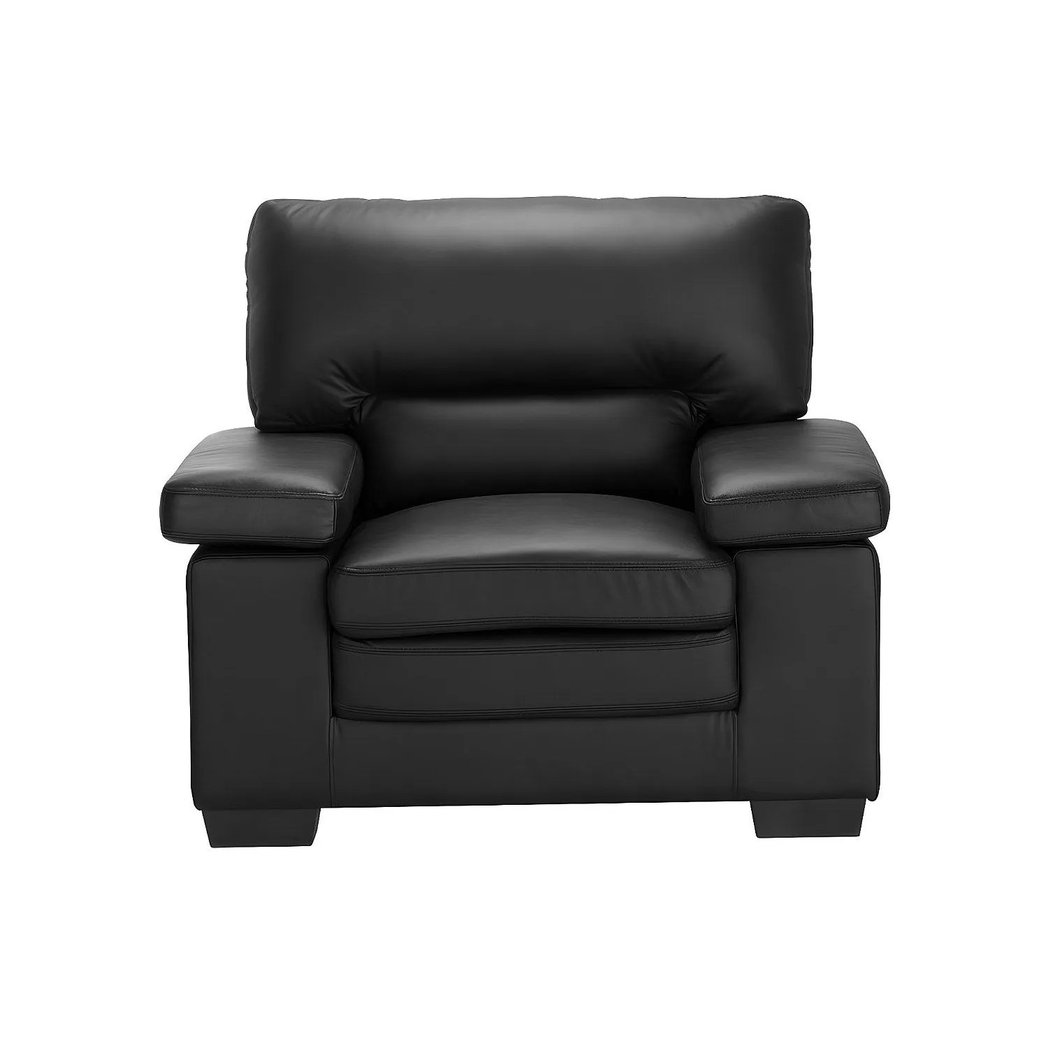 Vente-unique Sessel Mit Gerader Rückenlehne Mimas Schwarz 109 cm