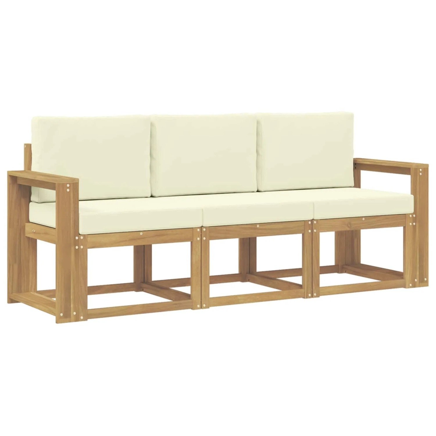 vidaXL Outdoor-Sofagarnitur 3-Tlg 3387179