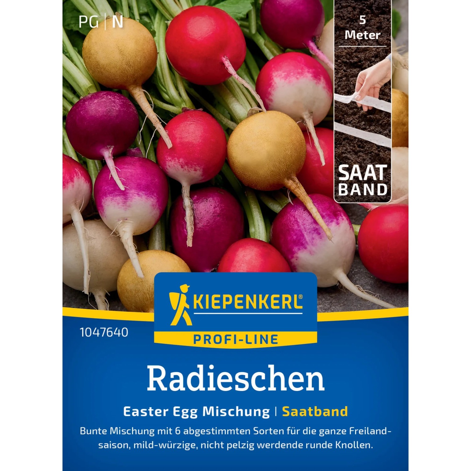 Kiepenkerl Radieschen "Easter Egg Mix" Saatband