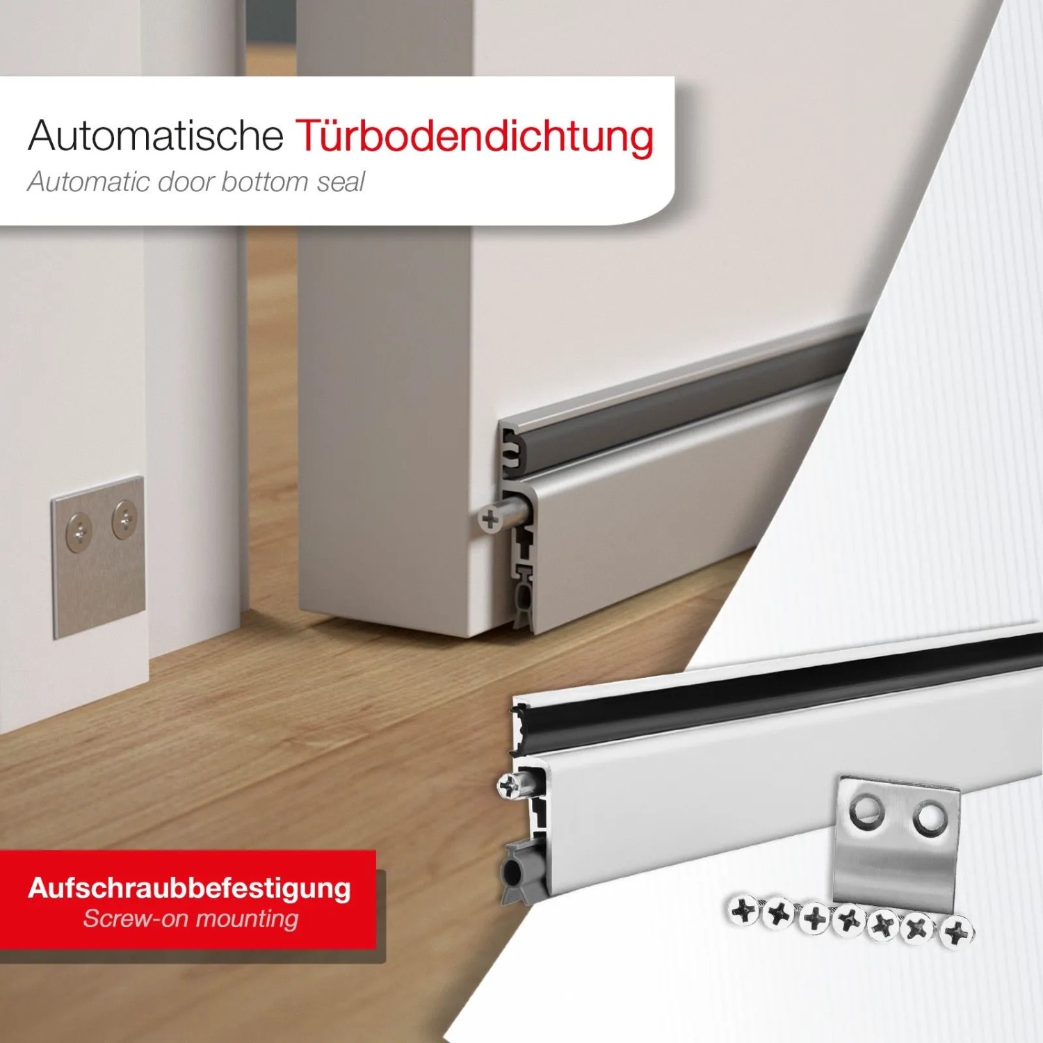 SOTECH Automatische Türbodendichtung 985 mm Zum Aufschrauben_2